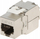 Keystone konektor FX-RJ45-6A-16, RJ45 Cat 6A, i blinduar, ngjyrë argjendi
