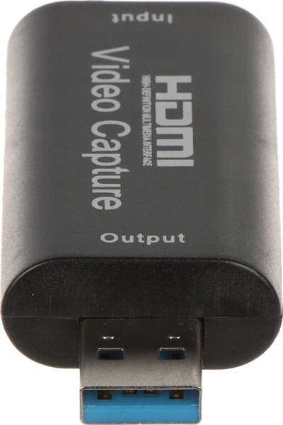Kartë kapjeje HDMI në USB, 1080p, kompakte, e zezë