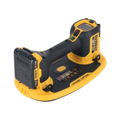 Ngritës me vakum DeWalt DCE590 XR Grabo, 18V, mban gjer 120 kg, i verdhë me zi