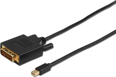 Видео кабел адаптер Microconnect MDPDVI2B, Mini DisplayPort во DVI-D, 2 m, црн