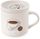 Filxhan çaji ORION Mug Lid Tea, 450 ml, me kapak, i bardhë