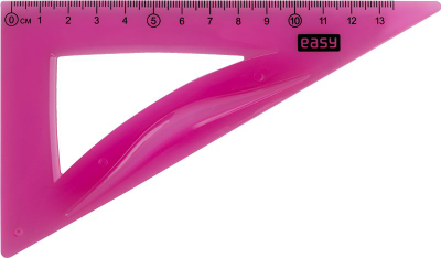 Set gjeometrik Flexible Easy, 20 cm, 3 elemente, rozë