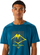 Bluzë sportive ASICS FUJITRAIL LOGO SS TOP për burra, thahet shpejt, blu e errët