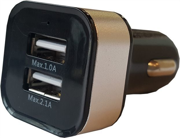 Karikues veture TechniSat 76-4941-00, 2x USB A, 3.1A total, i zi
