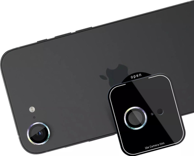 Заштита за камера 3mk Lens Protection Pro Rainbow за Apple iPhone SE 4, стакло 9H, проѕирно во повеќе бои