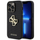 Mbulesë telefoni Guess GUHCP15LPSP4LGK për iPhone 15 Pro 6.1", lëkurë eko, e zezë