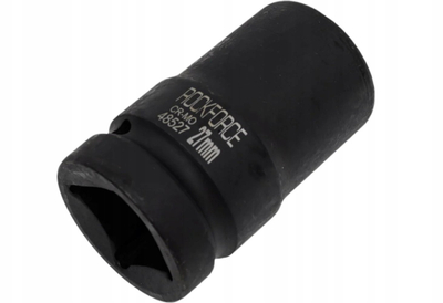 Kapak goditës Rockforce 48527, 1", 27 mm, 6-këndësh, i zi