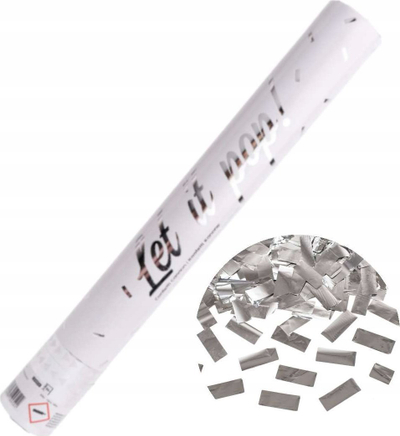 Topth konfeti Gomafor Wedding, 40cm, konfeti argjendi