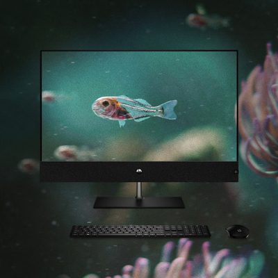 Kompjuter All-in-One HP 6J9N3EA, 31.5\", i5-12400T, 16GB RAM, 1TB SSD, GTX 1650, i zi