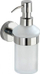 Dozator sapuni Wenko Bosio, 200 ml, çelik inox, argjendtë