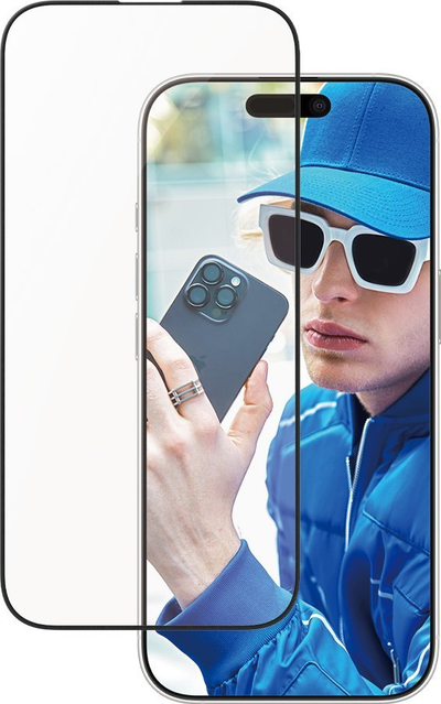 Mbrojtës ekrani PanzerGlass Ultra Wide për iPhone 16 Pro, kornizë alumini, transparent