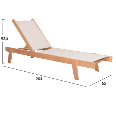 Shezllon Milos 204×65×92,5 Hcm (HM10650.01)