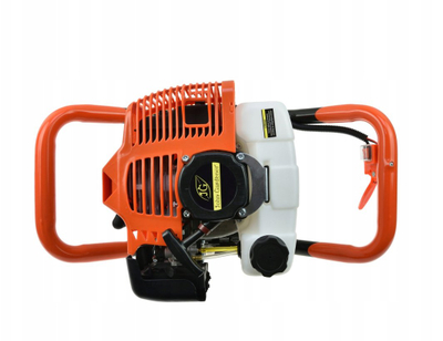 Gërmues tokësor me benzinë Geko G84024, 62cm³, 5.2HP, blu