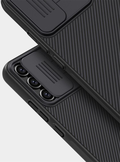 Mbrojtëse telefoni Nillkin CamShield për Samsung Galaxy A34 5G, polikarbonat, e zezë