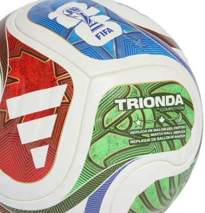 Top futbolli adidas World Cup 2026 Trionda Competition JD8031, madhësia 5, FIFA Quality Pro, shumëngjyrësh