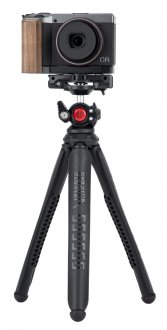 Tripod i përdredhshëm FireFly YogaPod, 30x7.5cm, për telefon dhe kamera, i zi