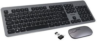 Set tastjere dhe mausi wireless Yenkee YKM 2007HU, USB, i zi