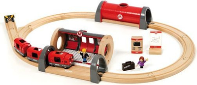 Set tren BRIO World Metro Railway, shumëngjyrësh