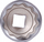 Çelës dops Honiton, 1/2", 22 mm, metalik