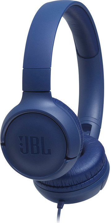 Kufje JBL T500, me kabllo, të kaltra