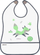 Pelerin ushqyerjeje Akuku Washable Bib Fox, EVA, 30x30cm, e bardhë me jeshile