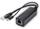 POE splitter MicroConnect MC-POESPLITTER-C, RJ45 në USB C, 1000 Mbit/s, i zi
