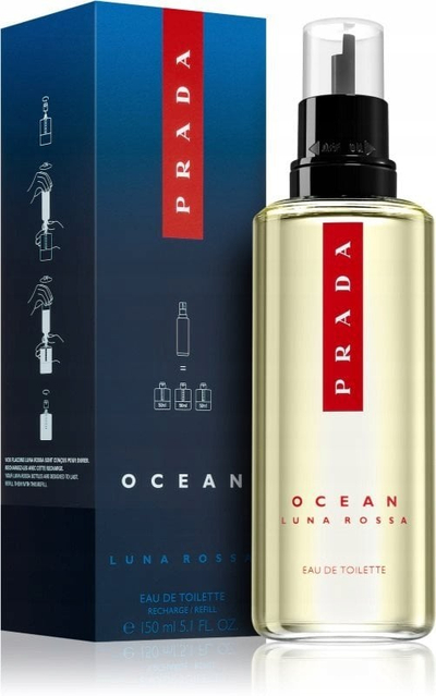 Eau de Toilette Prada Luna Rossa Ocean, refill, 150ml