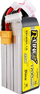 Bateri LiPo Tattu R-Line, 22.2V 1700mAh 6S 95C, XT60, e verdhë