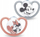 Biberon NUK Space, silikon BPA free, 18-36 muaj, Mickey dhe Minnie, set 2 copë