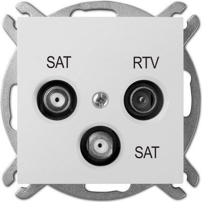 Prizë antenore Elektro-Plast Sentia 1460-10, RTV SAT fundore, e bardhë
