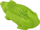 Lodër për qen Arm &amp; Hammer Super Treadz Gator, gomë natyrale, dental, jeshile