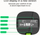 UPS Green Cell PowerProof 1000VA 700W, Line Interactive, sinus i pastër, i zi