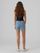 Pantallona të shkurtë VERO MODA VMLUNA Slim Fit, të kaltër
