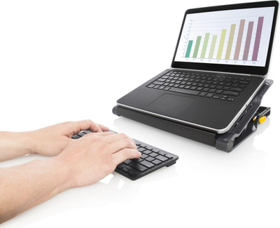 Bazë ftohëse për laptop Targus Chill Mat AWE81EU, me 2 ventilatorë, me lartësi që rregullohet, e zezë