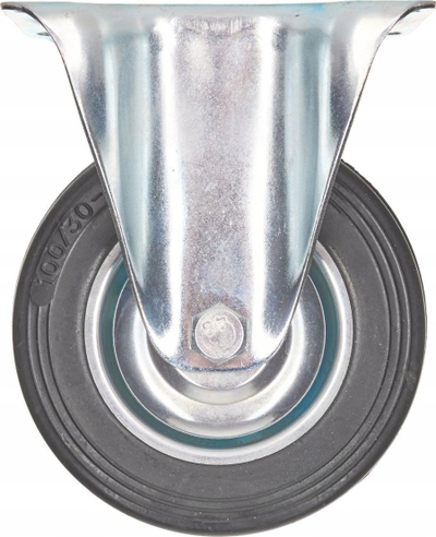 Фиксен транспортен тркалник без марка, 125mm, 100kg, сив