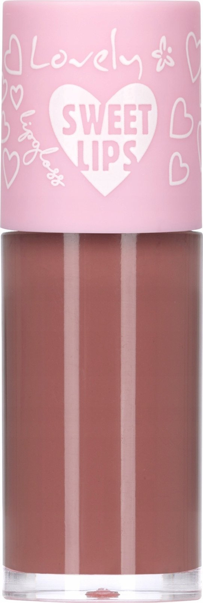 Lip gloss Lovely Sweet Lips 5, 6ml, gjysmë transparent, rozë natyrale