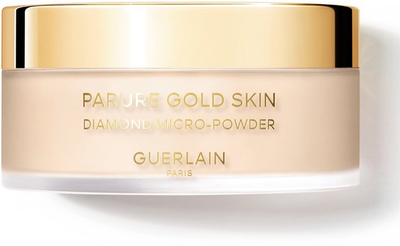 Puder fiksues i lirshëm Guerlain Parure Gold Skin Diamond Micro Powder 02, 35g, për fytyrë