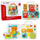 Lodër edukative Leran Puzzle Busy Book, 16 elemente, drita dhe tinguj, e bardhë