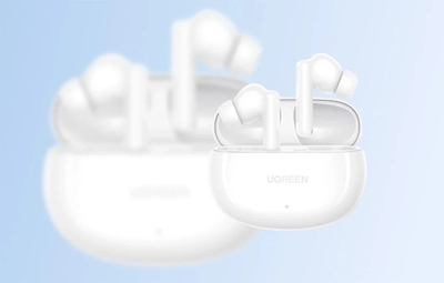Kufje in ear Ugreen WS205 TWS, Bluetooth 5.4, Hybrid ANC, të zeza 2 copë