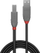 Kabllo USB Lindy Anthra Line, USB A në USB B, 7.5 m, gri