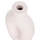 Vazo dekorative HomeMarkt Clayvon HM4409, terrakotë, 21cm, e bardhë