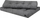 Jastëk mbajtës HOBBYGARDEN LEO, 120x40 cm, për stol paletash, ngjyrë antracit