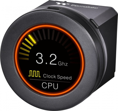 Ftohës uji për CPU Thermaltake Toughliquid Ultra 420, radiator 420 mm, ekran LCD 2.1", i zi