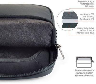 Навлака за лаптоп Miquelrius Bag to Work Series, 13"-14", црна