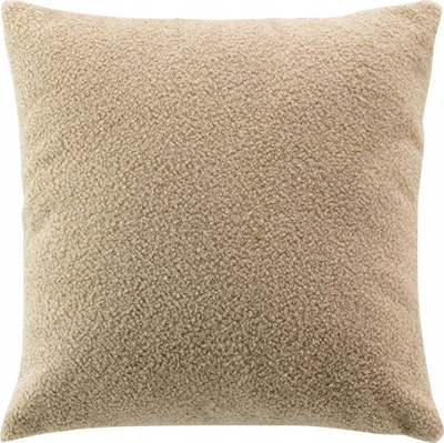 Jastik dekorativ Removable Cover Cushion, 45x45 cm, bouclé, bezhë