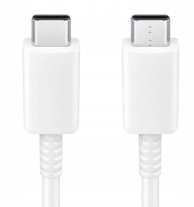 Kabllo Samsung USB C në USB C, 3A, 1m, e bardhë