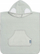 Ponço banje për bebe Sensillo Bath Poncho, pambuk frotir, 55x60cm, gri