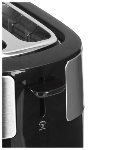 Toaster Philips HD2516/90, 2 vende, 8 nivele thekjeje, i zi