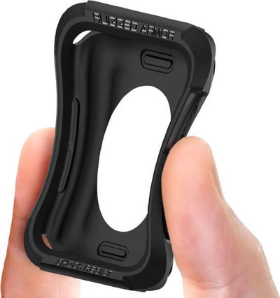 Këllëf Rugged Armour për Apple Watch Seria 4, 44mm, i zi