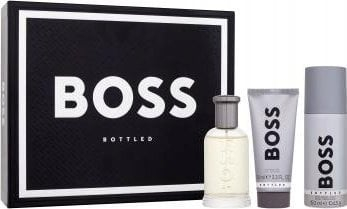 Set parfumesh Hugo Boss Boss Bottled, EDT 100 ml, xhel dushi 100 ml, deodorant spraj 150 ml